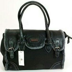 David Jones leather handbag shoulder strap